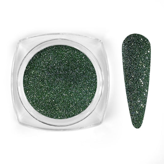Green sparkle glitter